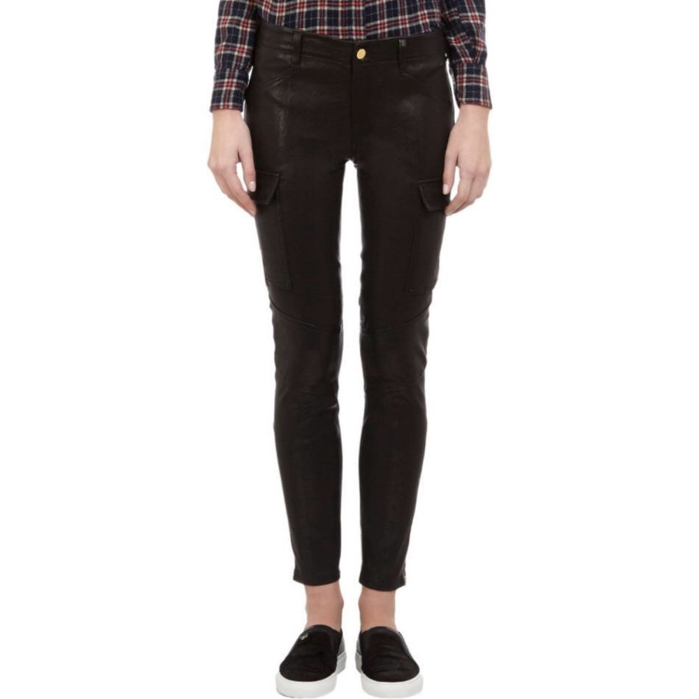 NWOT J Brand Leather Houlihan Pant size 27(4).